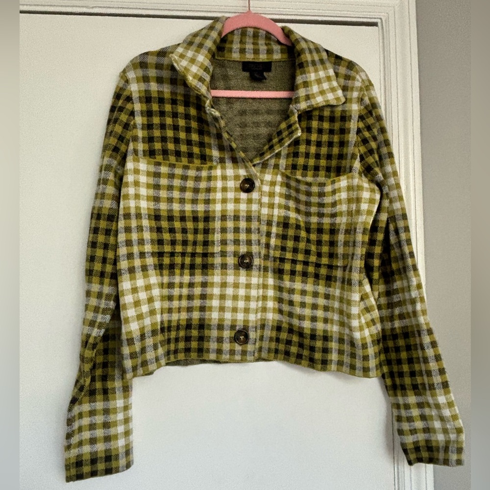 RACHEL Rachel Roy Green Plaid Jacket
